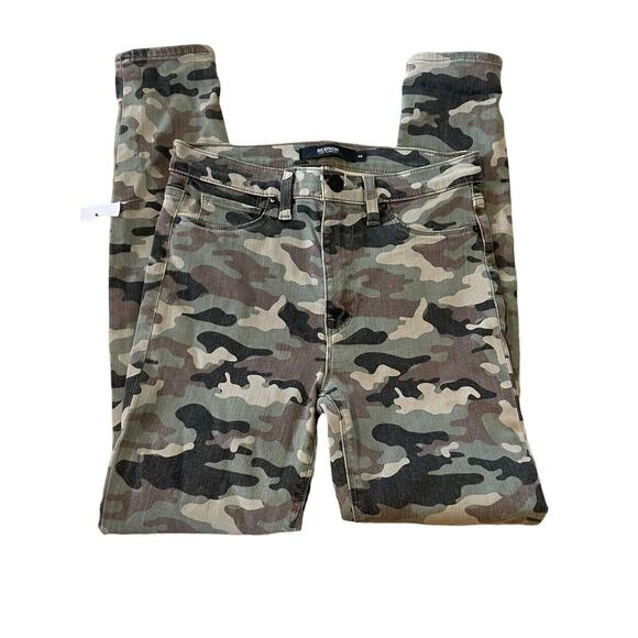 Hudson Women's Size 26 Jeans Barbara Super Skinny Camo Pants - Picture 1 of 8